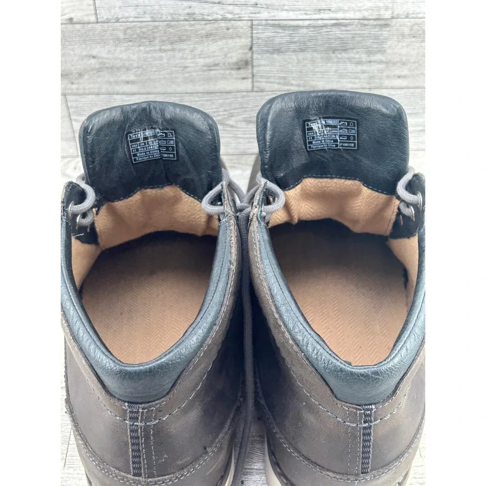 Teva Durban‎ Mens Dark Brown Leather Chukka Boots Size 11 1008302